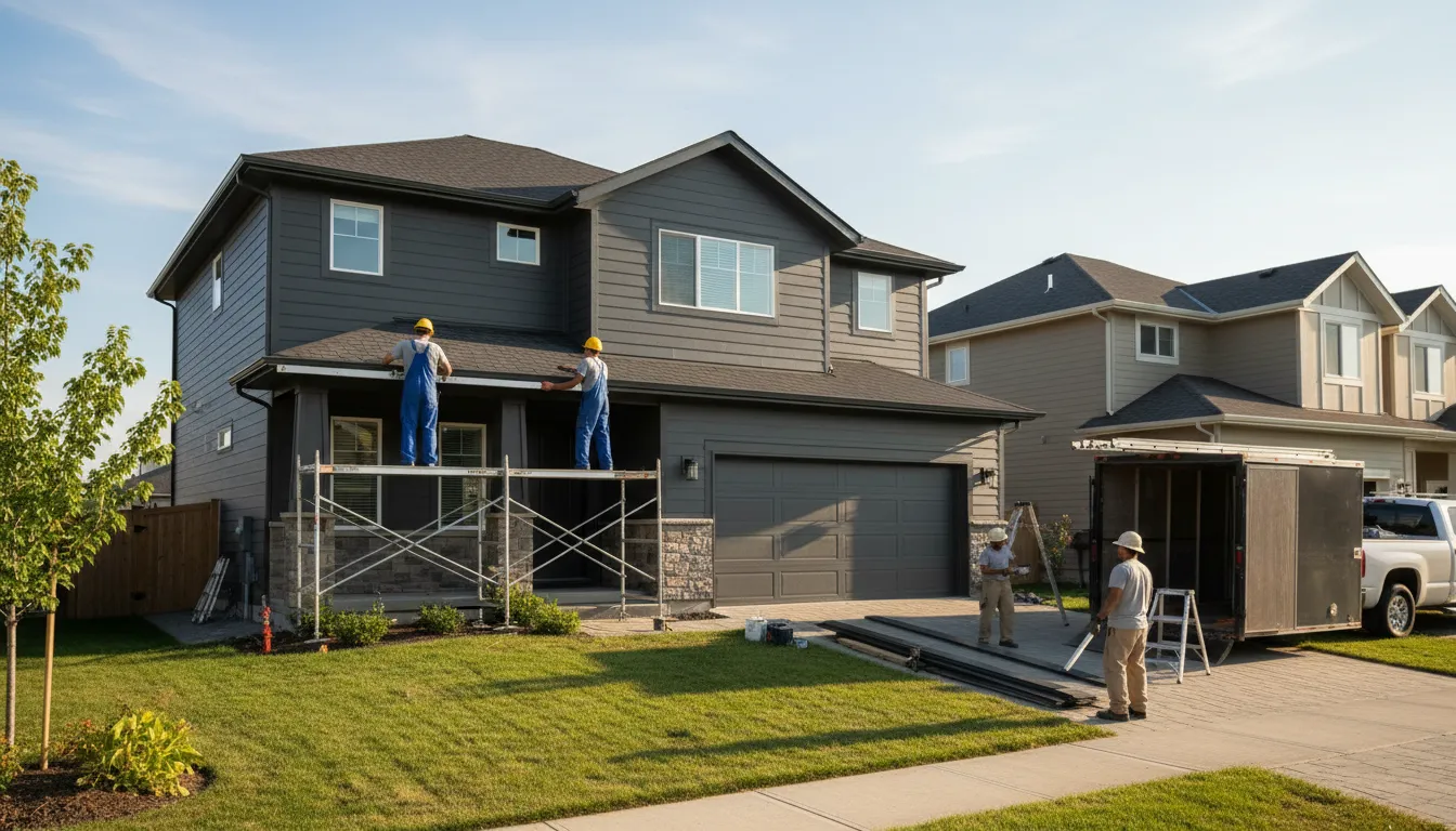 Siding in Avella